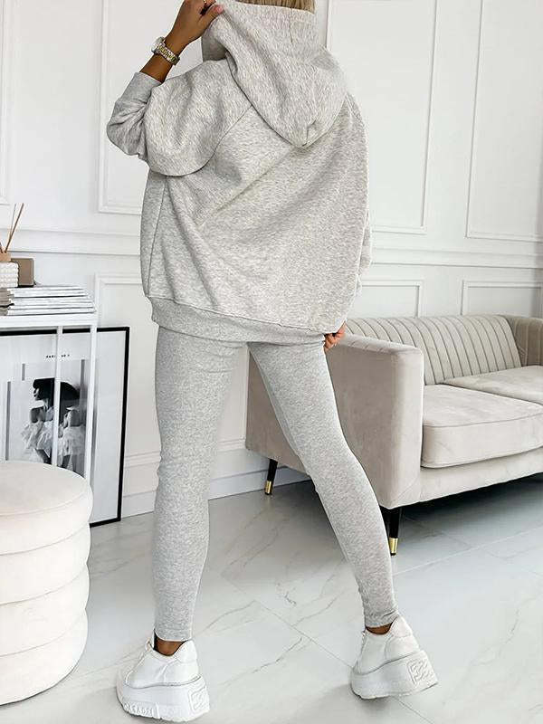 Kerstin - 3-teiliges Damen-Sportanzug mit Kapuzenpullover