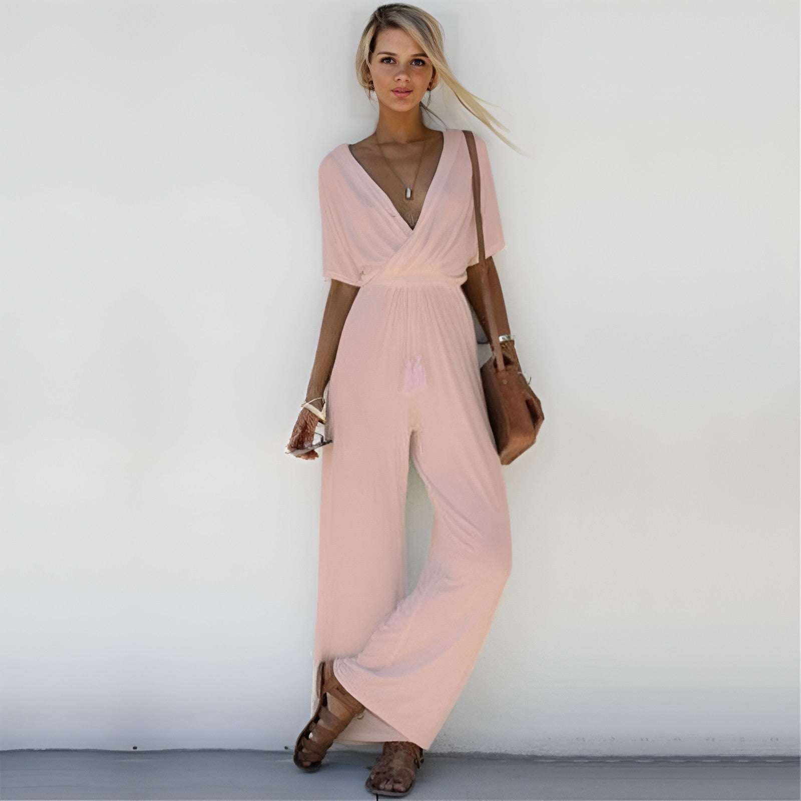 Kirsten - Overall mit V-Ausschnitt: Sexy Raffinesse