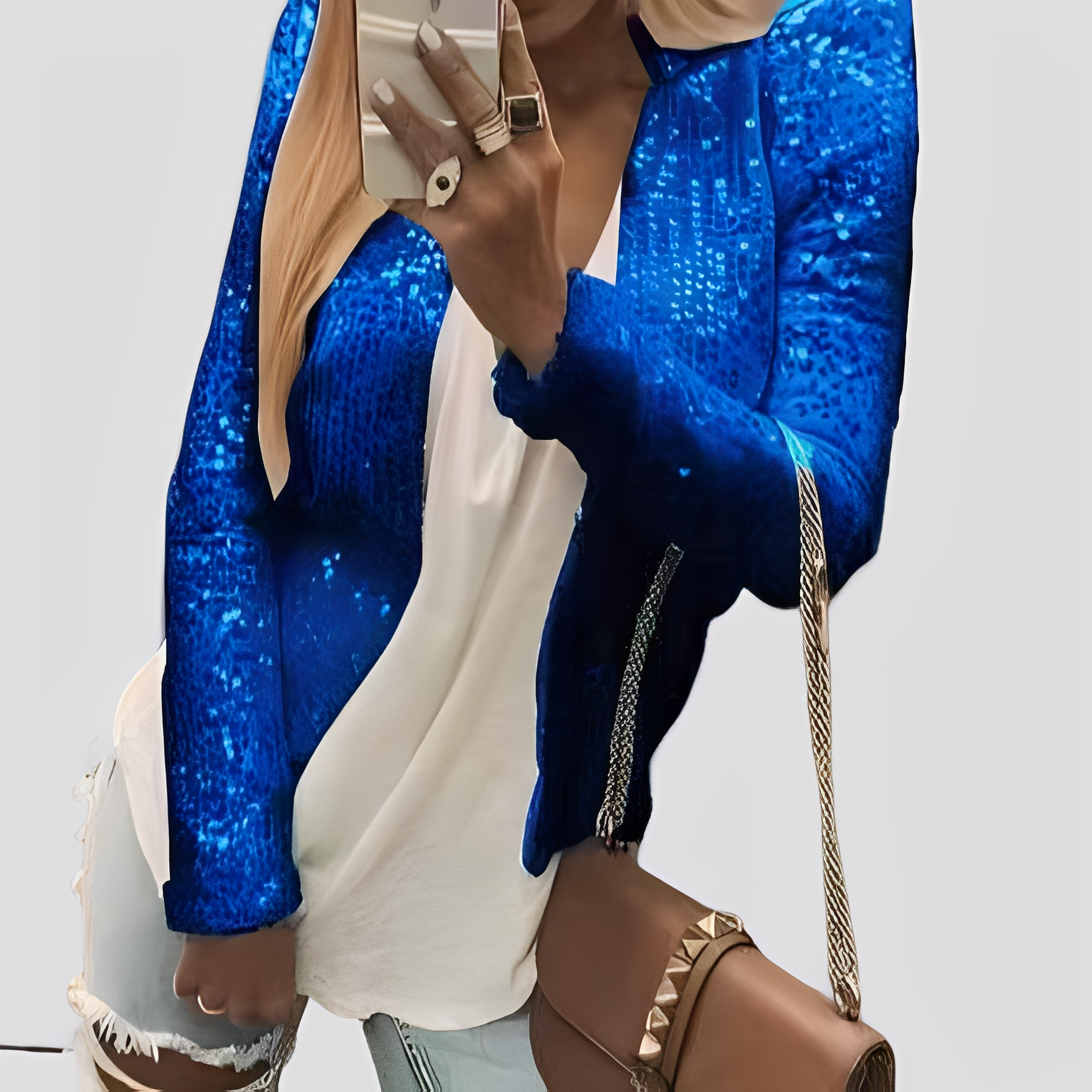 Jasna - Eleganter Damenblazer mit dezentem Glanz