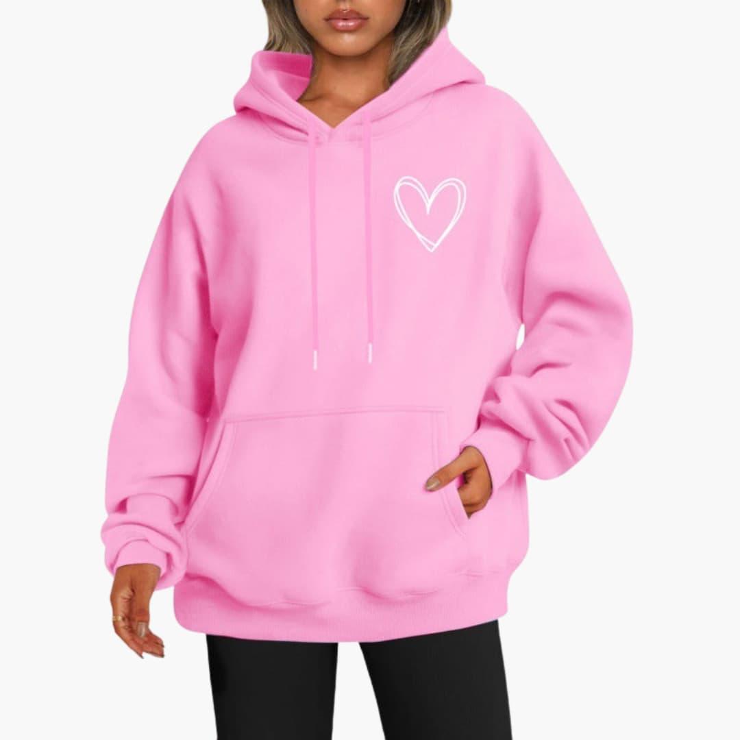 Martina - Bequemer Damen Hoodie Lässiger Kapuzenpullover