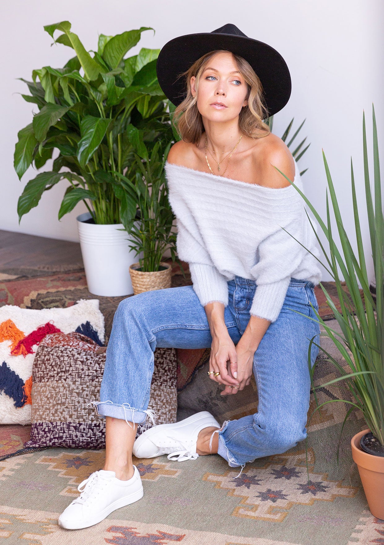 Sabine – Weicher Pullover Mit U-Boot-Ausschnitt