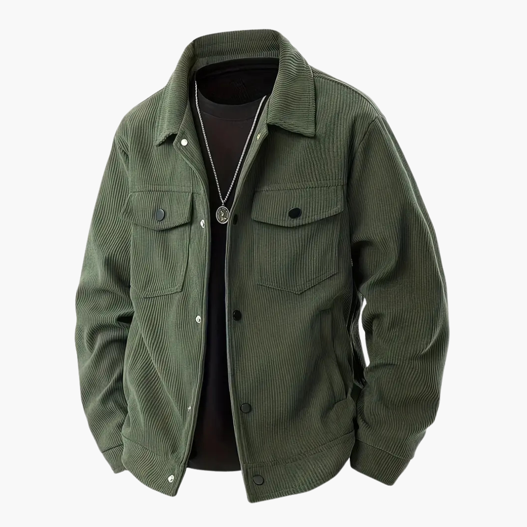 Kuno - Herren Cord-Bomberjacke Stylisch & Robust
