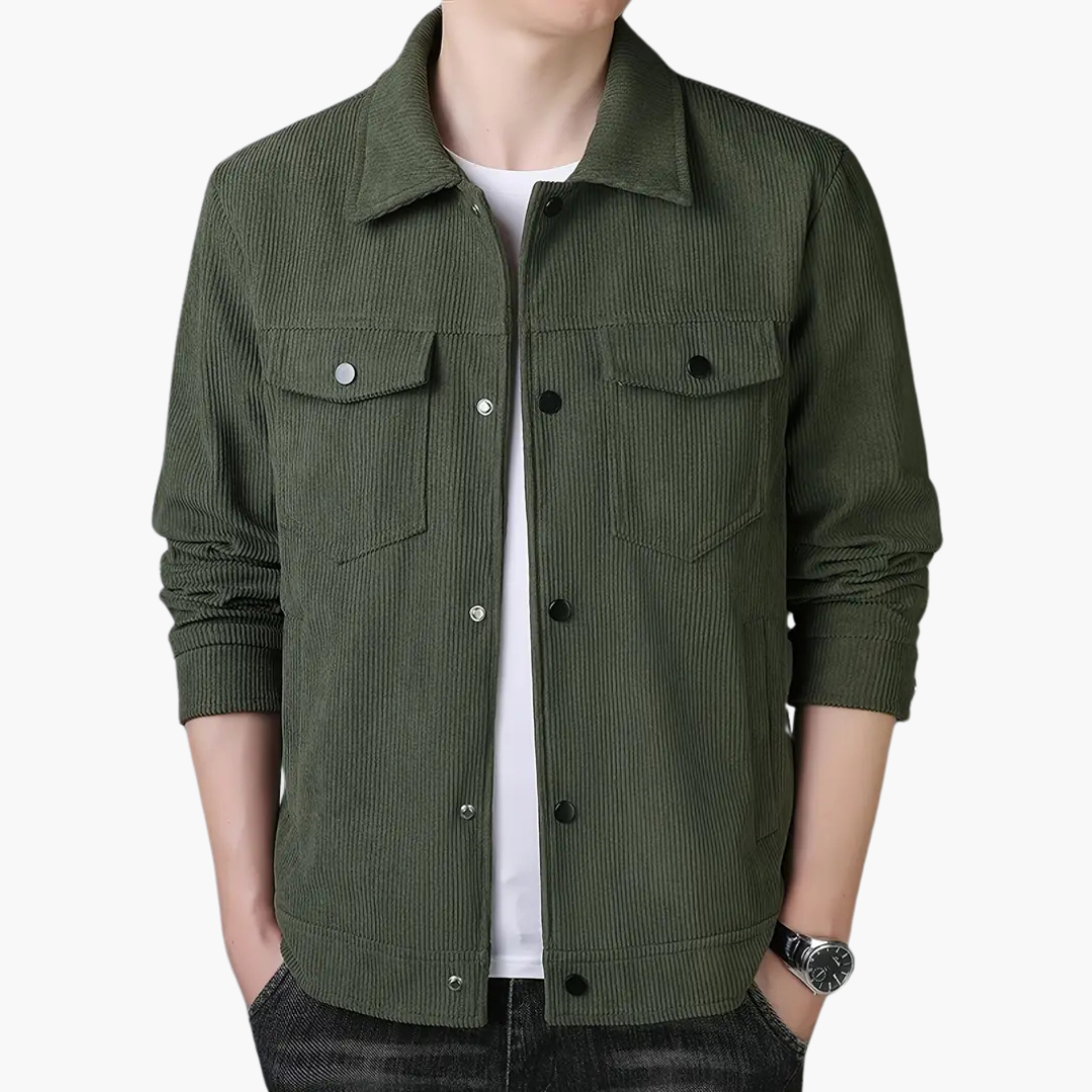 Kuno - Herren Cord-Bomberjacke Stylisch & Robust