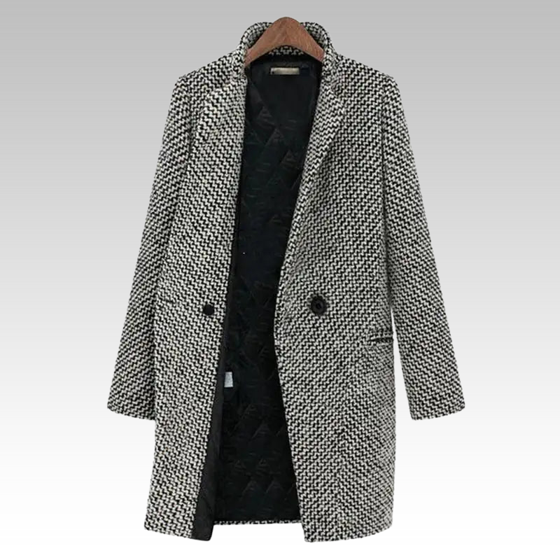 Blandina - Damen Midi Lange Jacke elegant