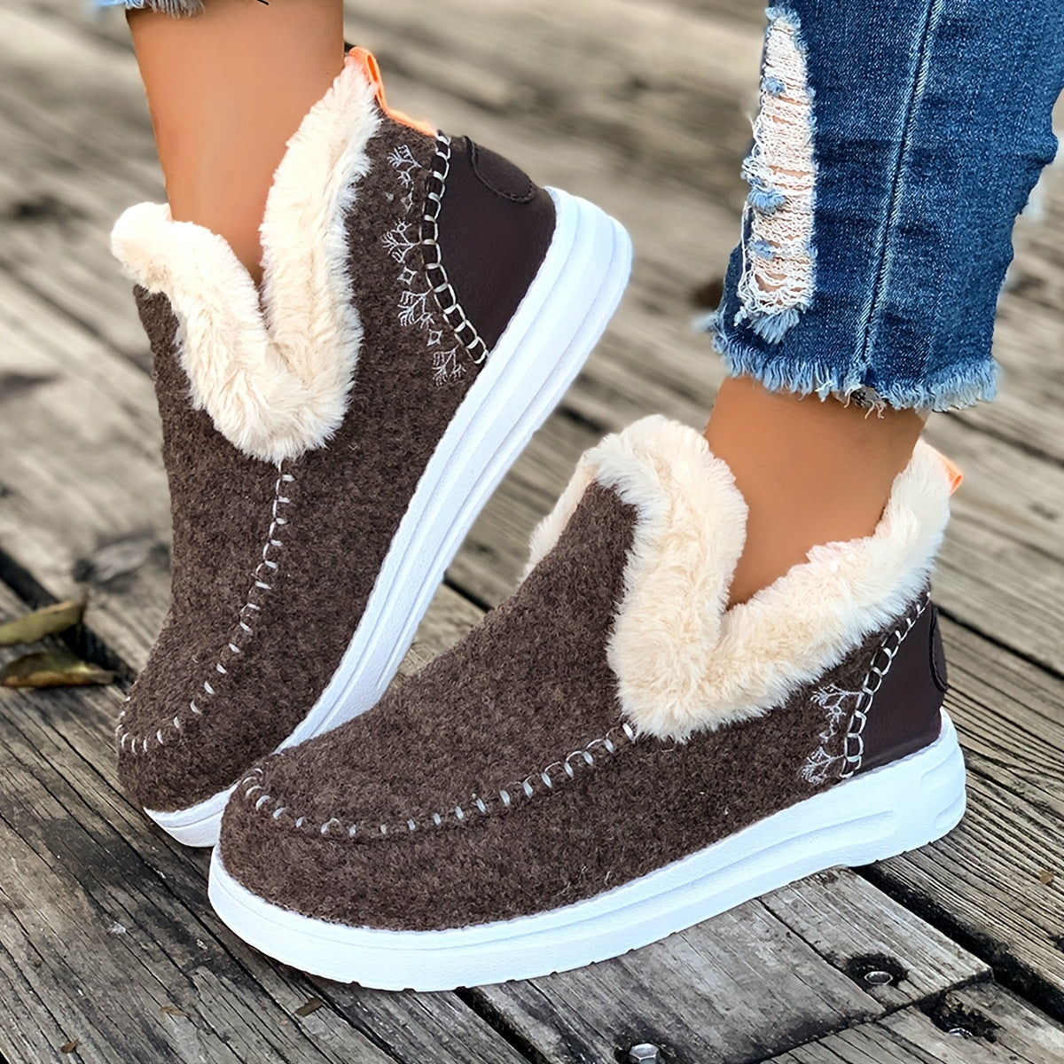 Gerda – Kuschelige Winterpantoffeln Damen Bequem