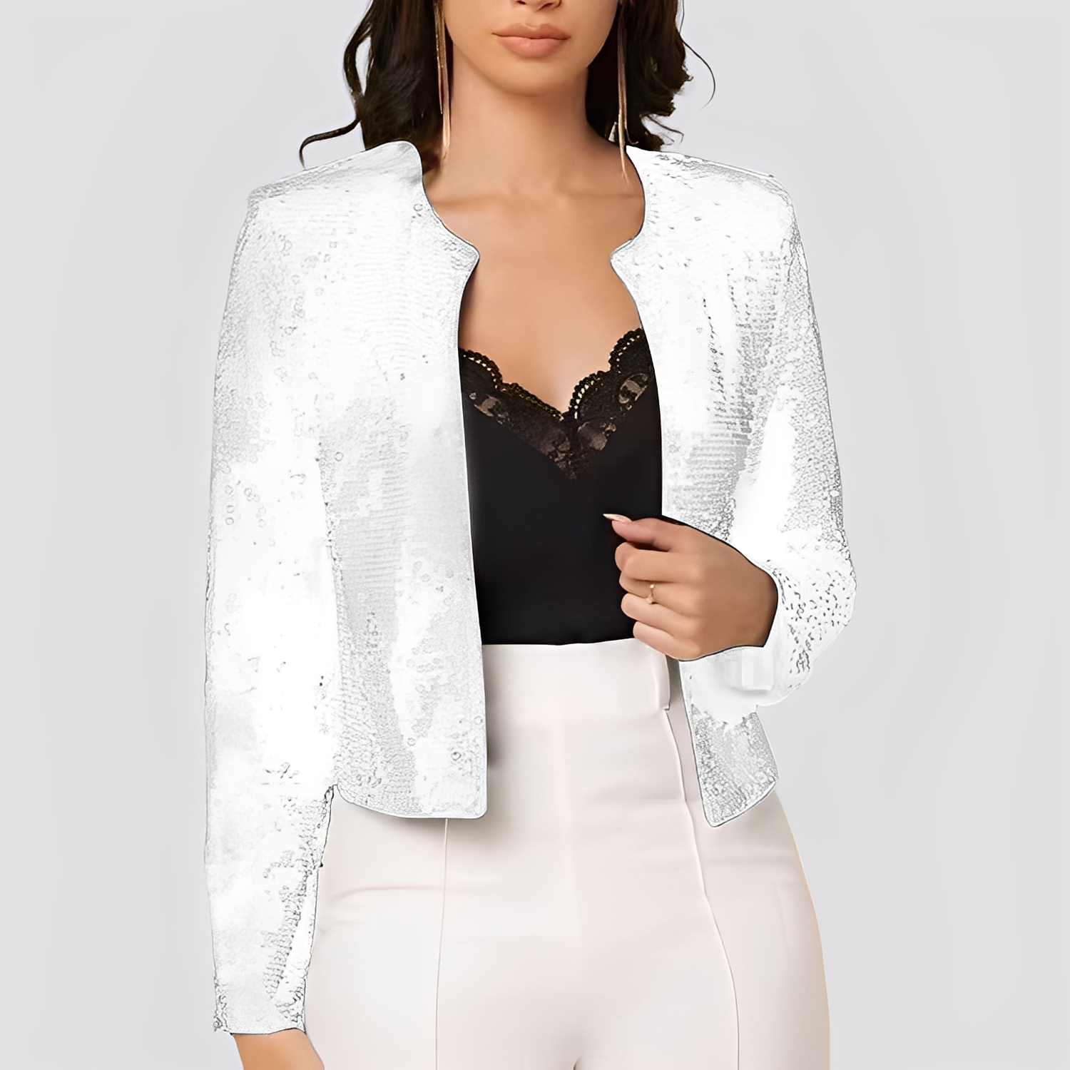 Jasna - Eleganter Damenblazer mit dezentem Glanz