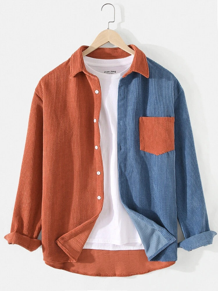Hannes – Kapuzenpullover Mit Farb-Patch Für Männer