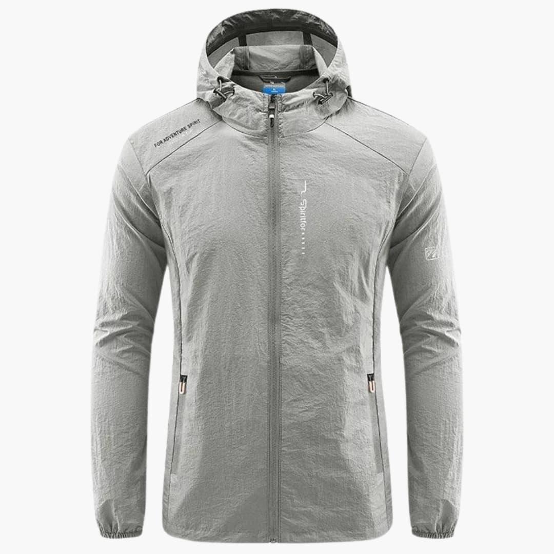 Yannick – Herren Windbreaker Jacke mit Kapuze und Reißverschluss-Taschen