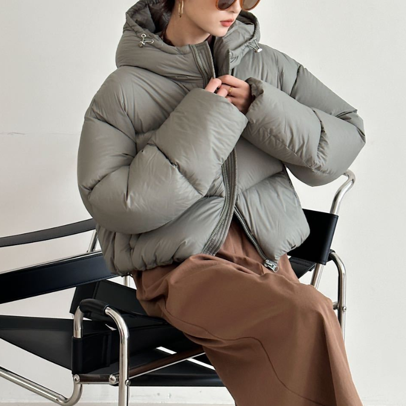 Catrin - Stilvolle Damen Steppjacke mit Kapuze