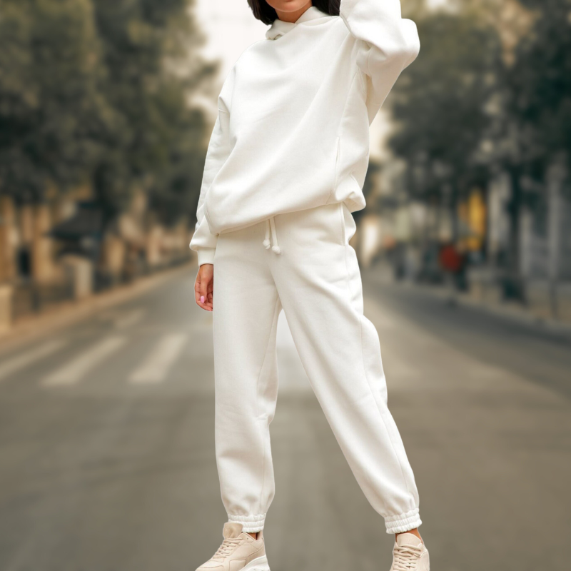 Hannah – Stylischer Kapuzenpullover und Hosenset für Damen
