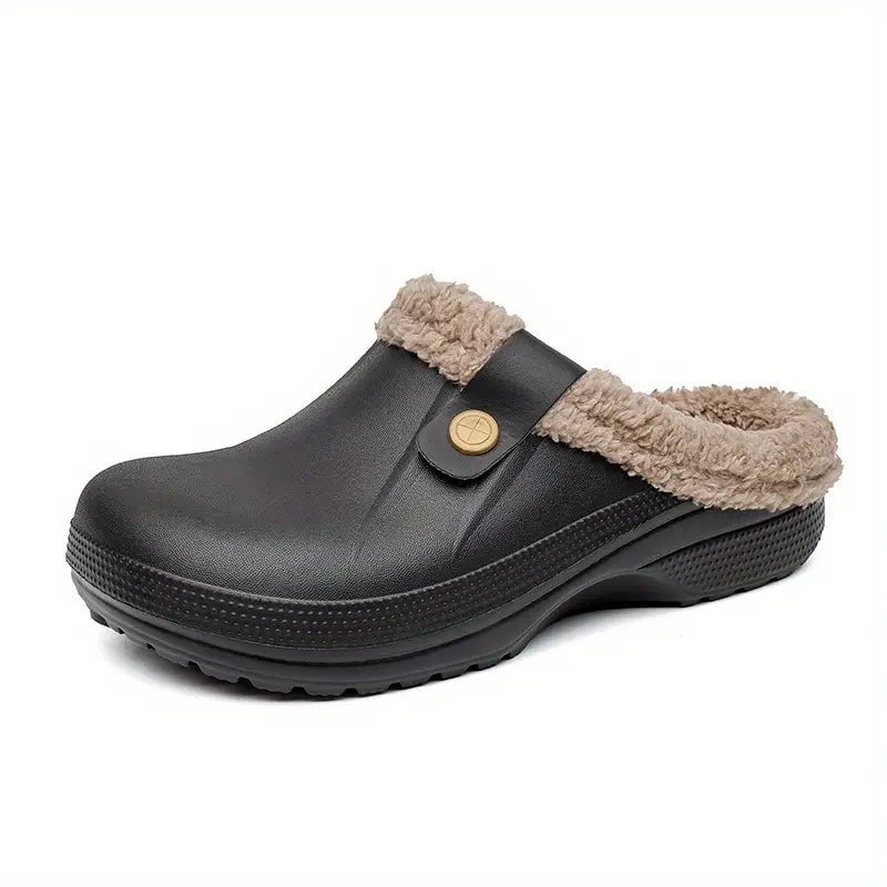 Svea – Unisex-Clogs mit Fleecefutter, warme, bequeme Sandale