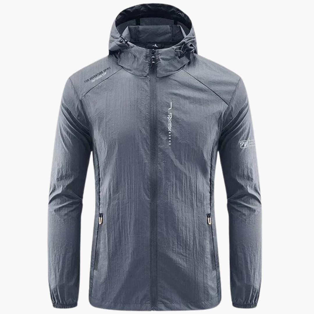 Yannick – Herren Windbreaker Jacke mit Kapuze und Reißverschluss-Taschen