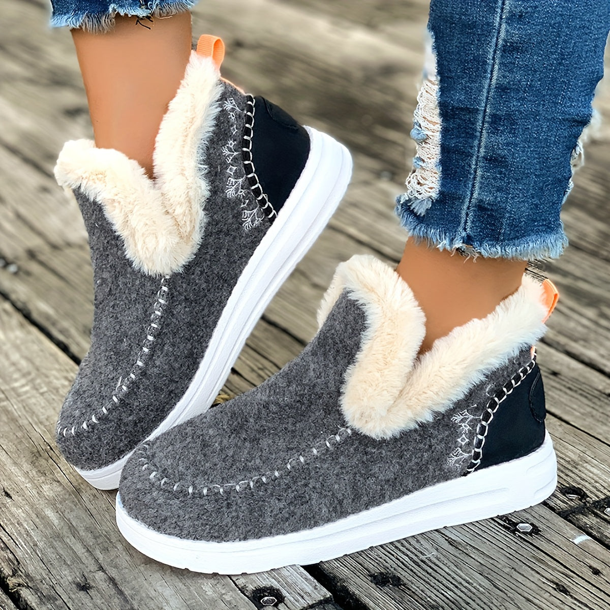 Gerda – Kuschelige Winterpantoffeln Damen Bequem