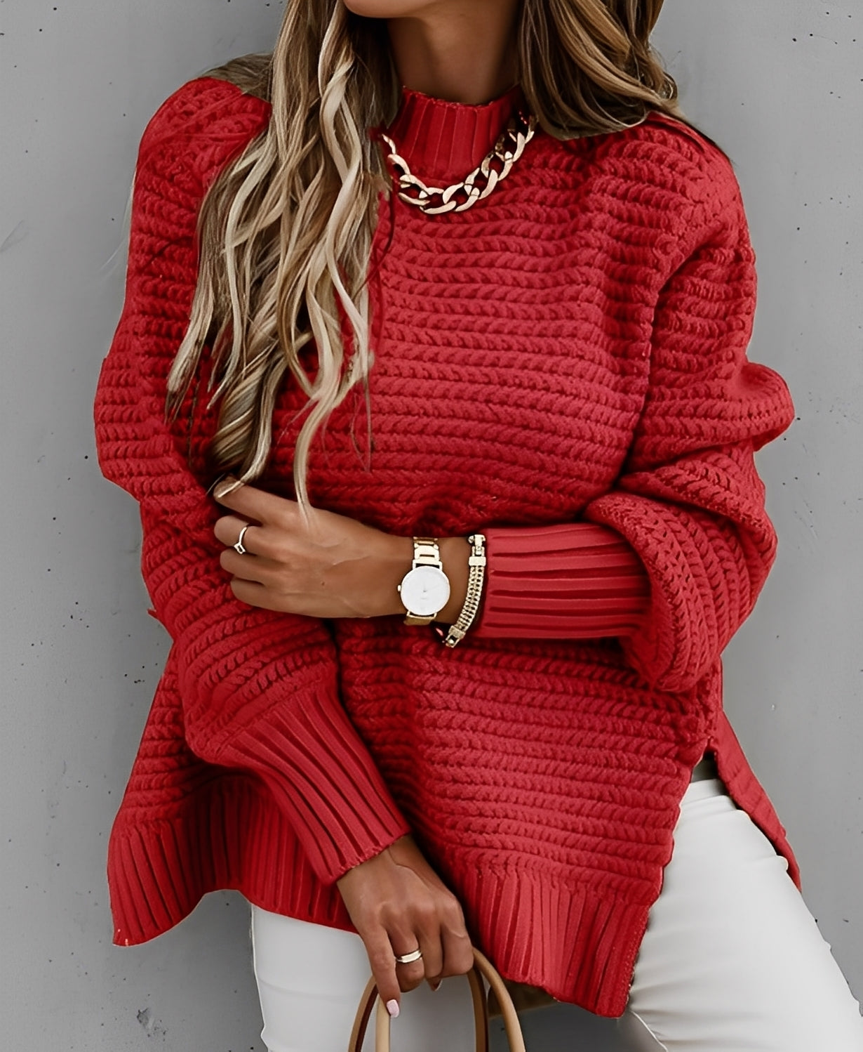 Deborah – Bequemer Oversize-Pullover Für Damen