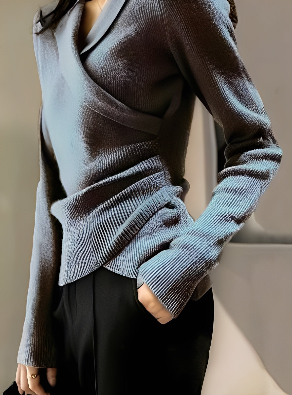 Nella - Warmer Damen Strickpullover im klassischen Stil