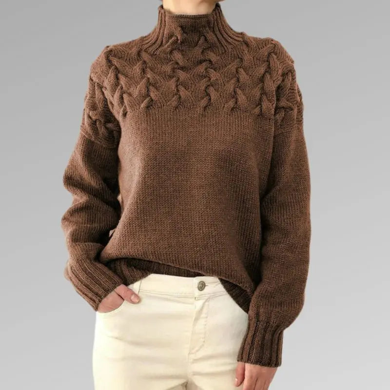 Eugenie – Eleganter Pullover Mit Struktur Für Damen