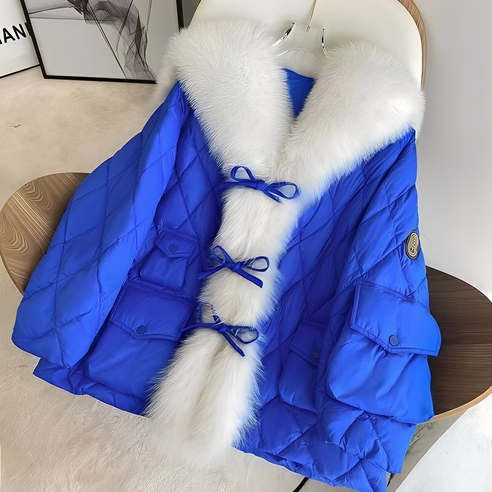 Diana – Trendige Damenjacke Mit Warmem Kragen