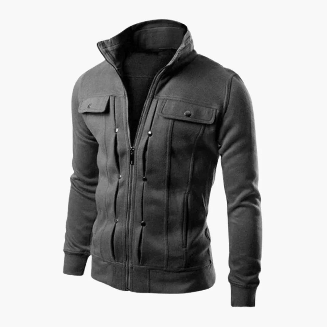 Norman - Gefütterte Herren Zip-Jacke mit Taschen