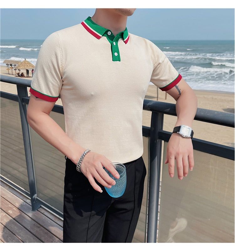 Omar – Poloshirt Herren Stilvoll Raffiniert Casual Look