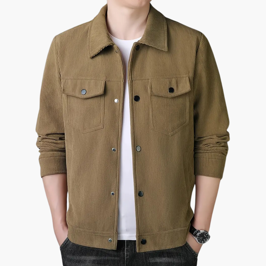Kuno - Herren Cord-Bomberjacke Stylisch & Robust