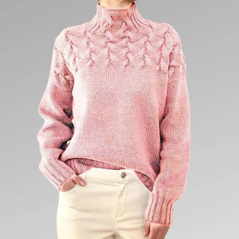 Eugenie – Eleganter Pullover Mit Struktur Für Damen