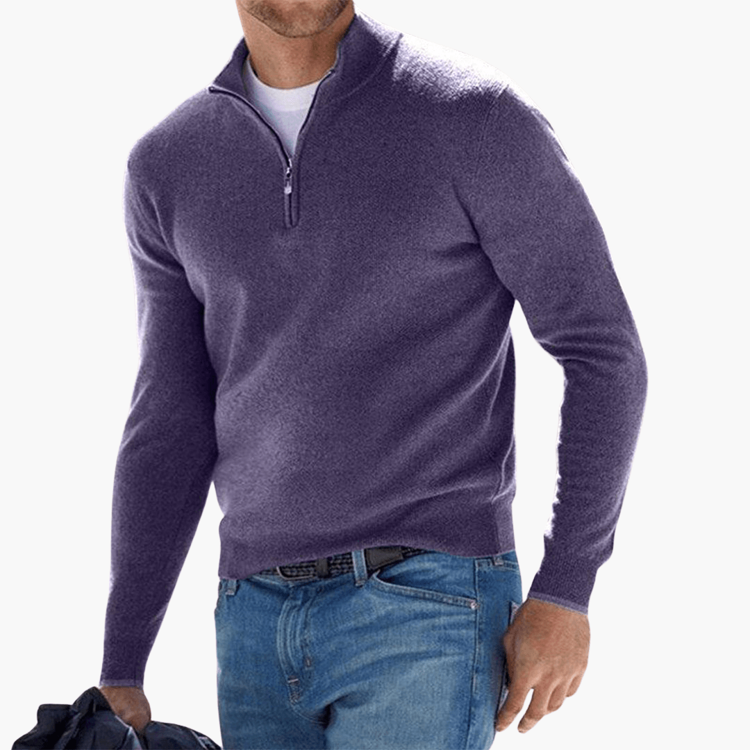 Vitus – Modischer Zip-Pullover für Herren Freizeit