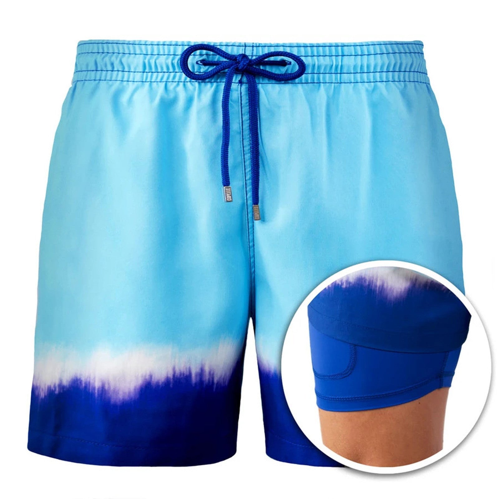 Leon – Badeshorts Herren Innenfutter Kordelzug Sommer Look