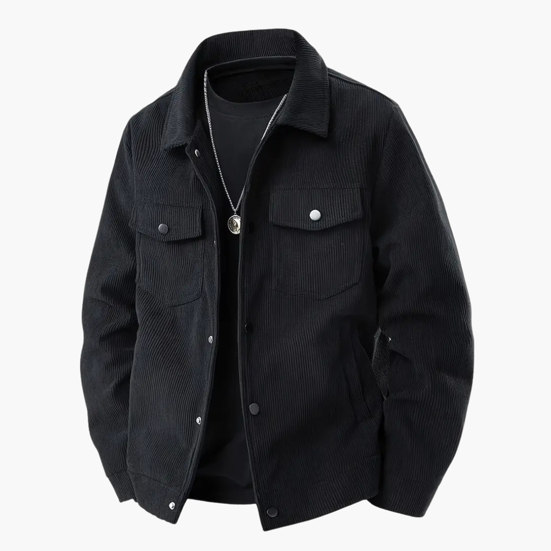 Kuno - Herren Cord-Bomberjacke Stylisch & Robust