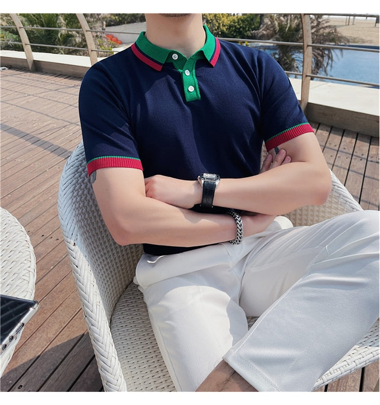 Omar – Poloshirt Herren Stilvoll Raffiniert Casual Look