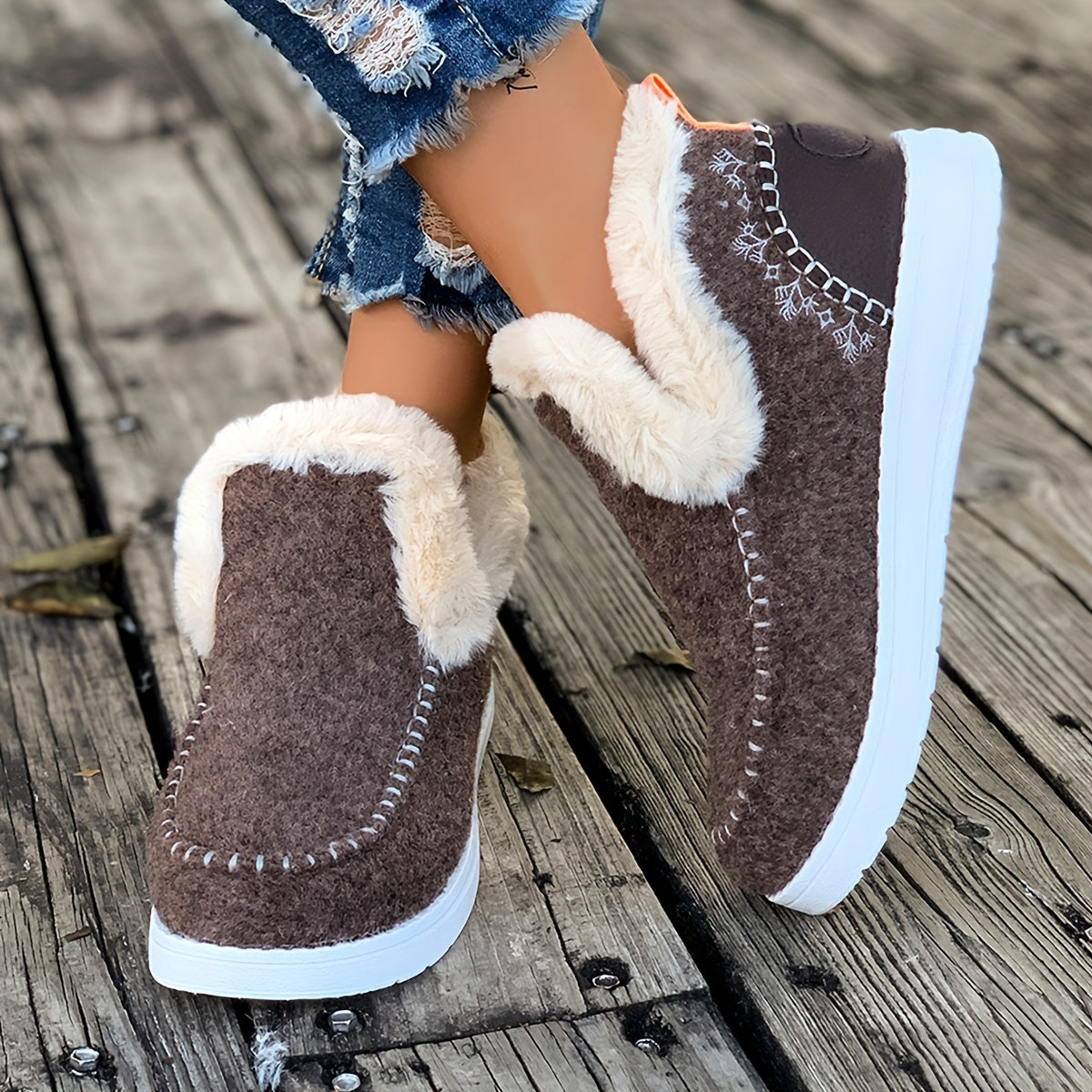 Gerda – Kuschelige Winterpantoffeln Damen Bequem
