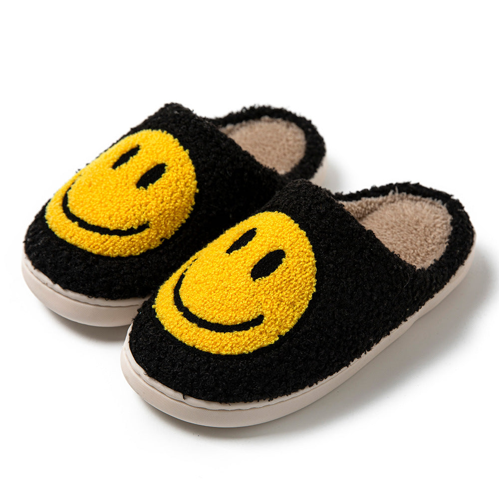 Samira – Warme Pantoffeln Mit Smiley-Muster