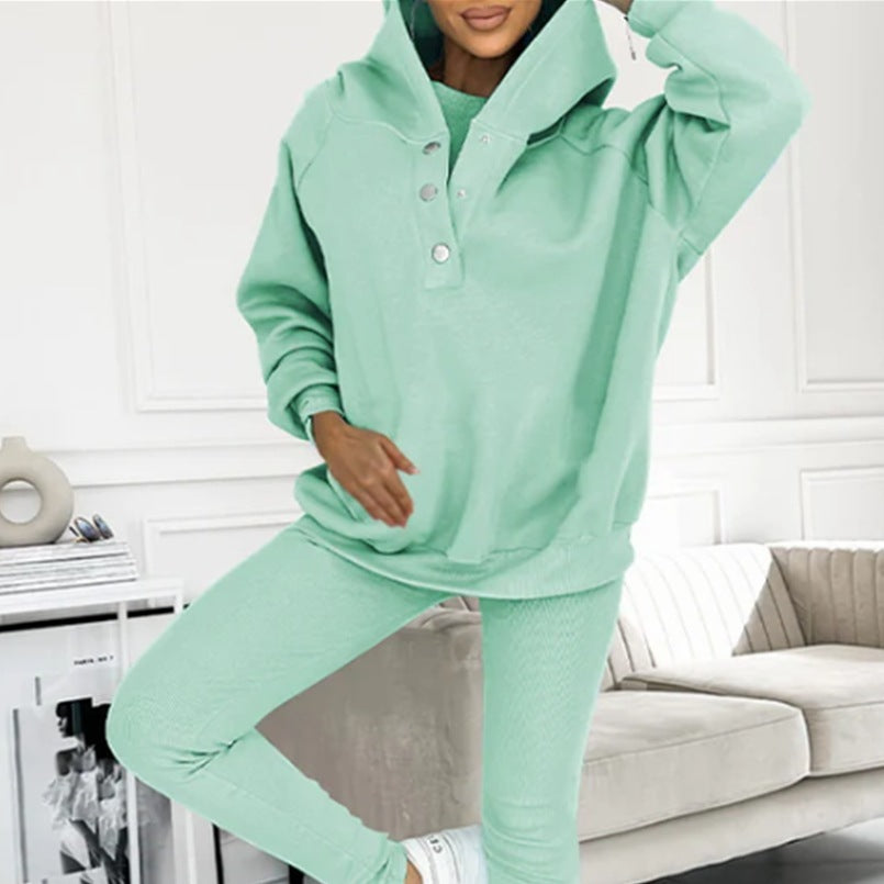 Kerstin - 3-teiliges Damen-Sportanzug mit Kapuzenpullover
