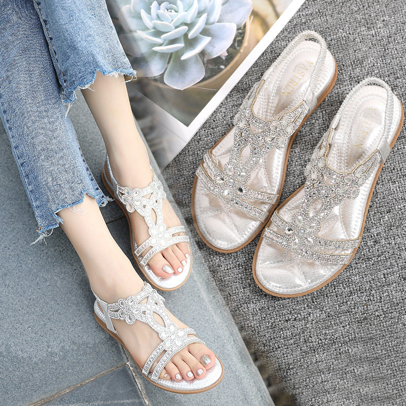 Anneliese – Orthopädische Boho-Sandalen für Damen Weiß