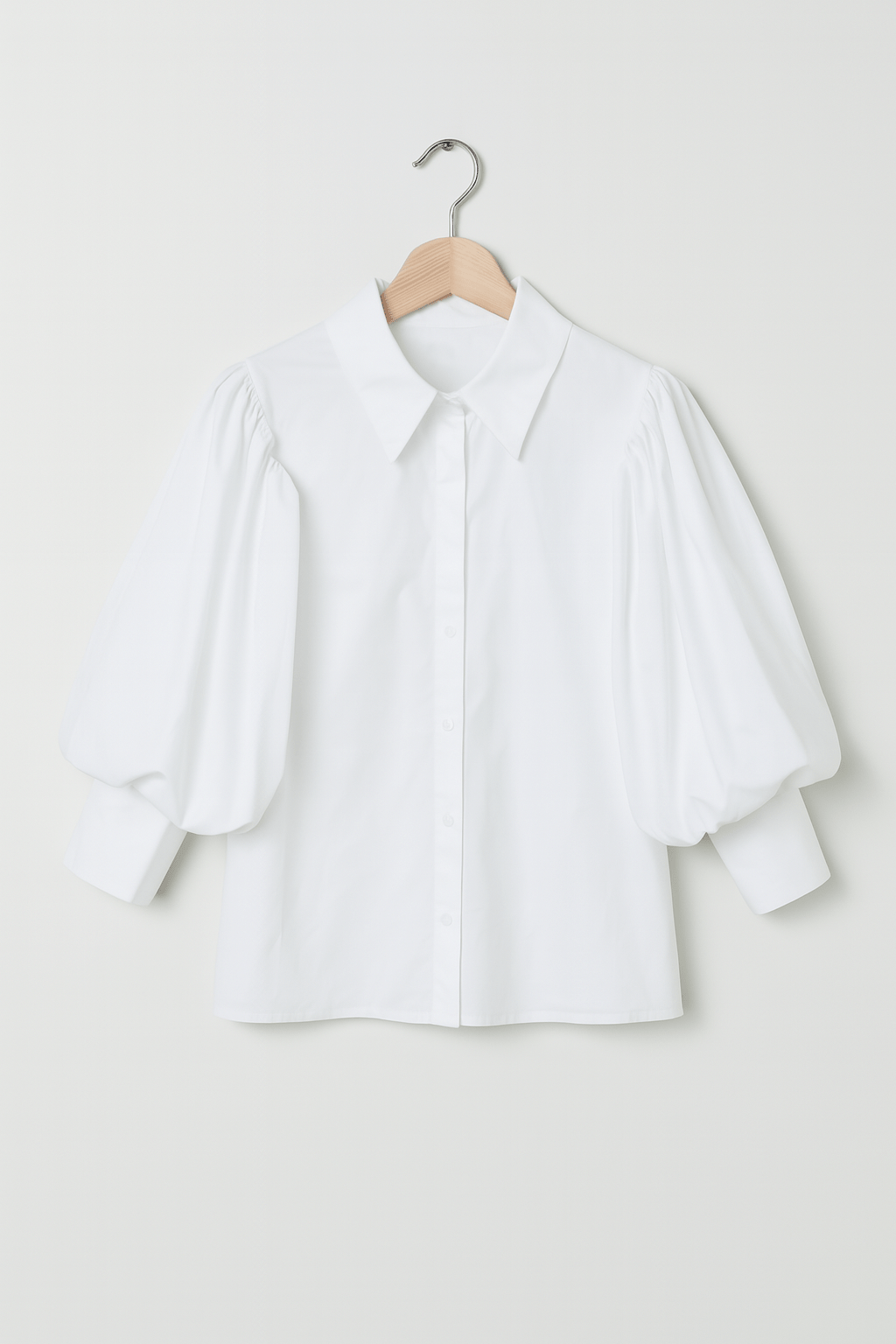 Balbina- Francien Bluse gestreift mit Puffärmeln 4