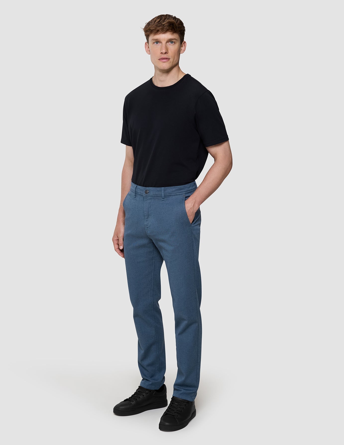 Balthasar – Klassische Hose Regular Ocean