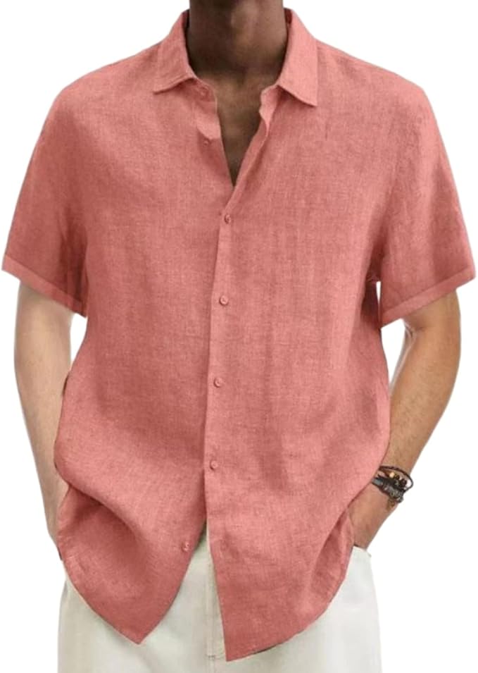 Bastian – Leinenhemd Herren 100% Leinen Sommer Klassisch 5