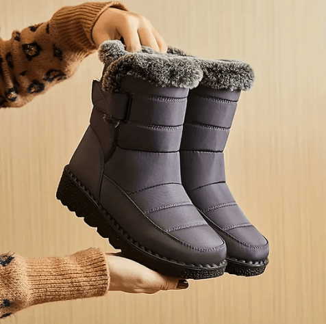 Benita - Wasserdichte Winterstiefel für Damen Grau