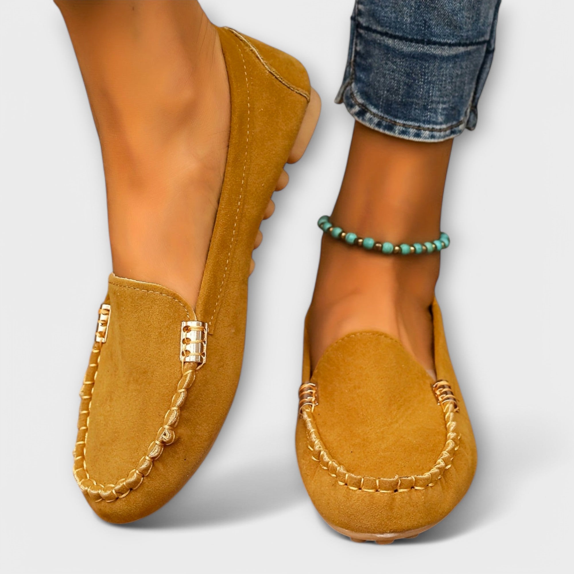 Benta – Damen Loafer mit klassischem Design Gelb