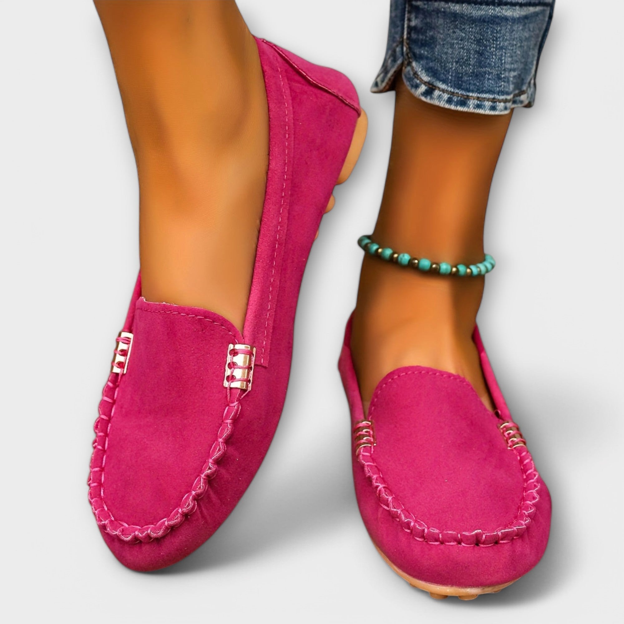 Benta – Damen Loafer mit klassischem Design Rosa