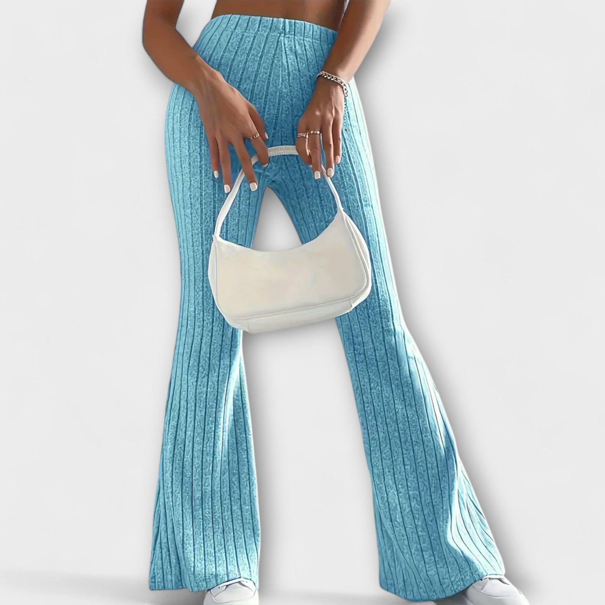 Bentea – Elegante Damen-Schlaghose mit Retro-Flair Blau 2