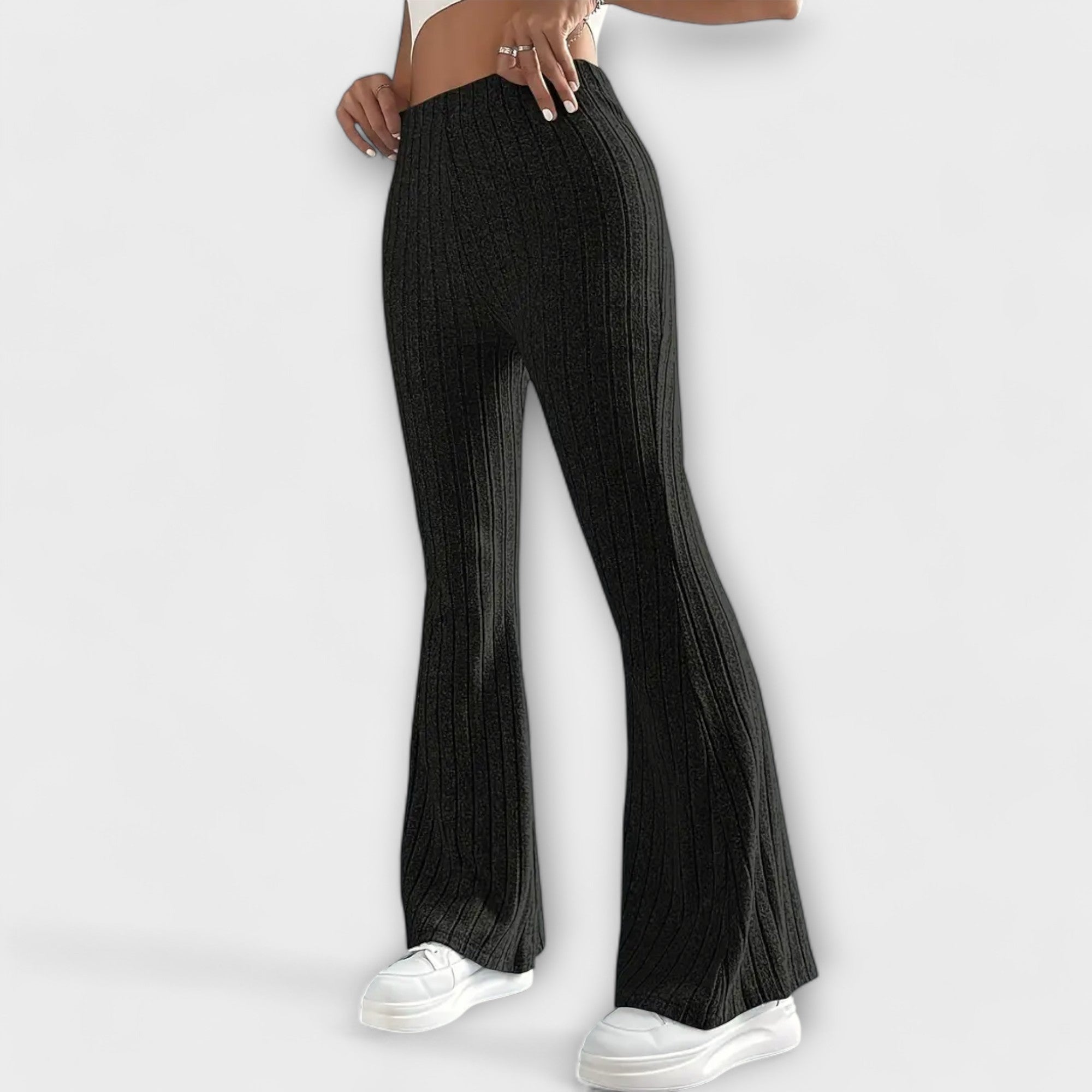 Bentea – Elegante Damen-Schlaghose mit Retro-Flair Schwarz