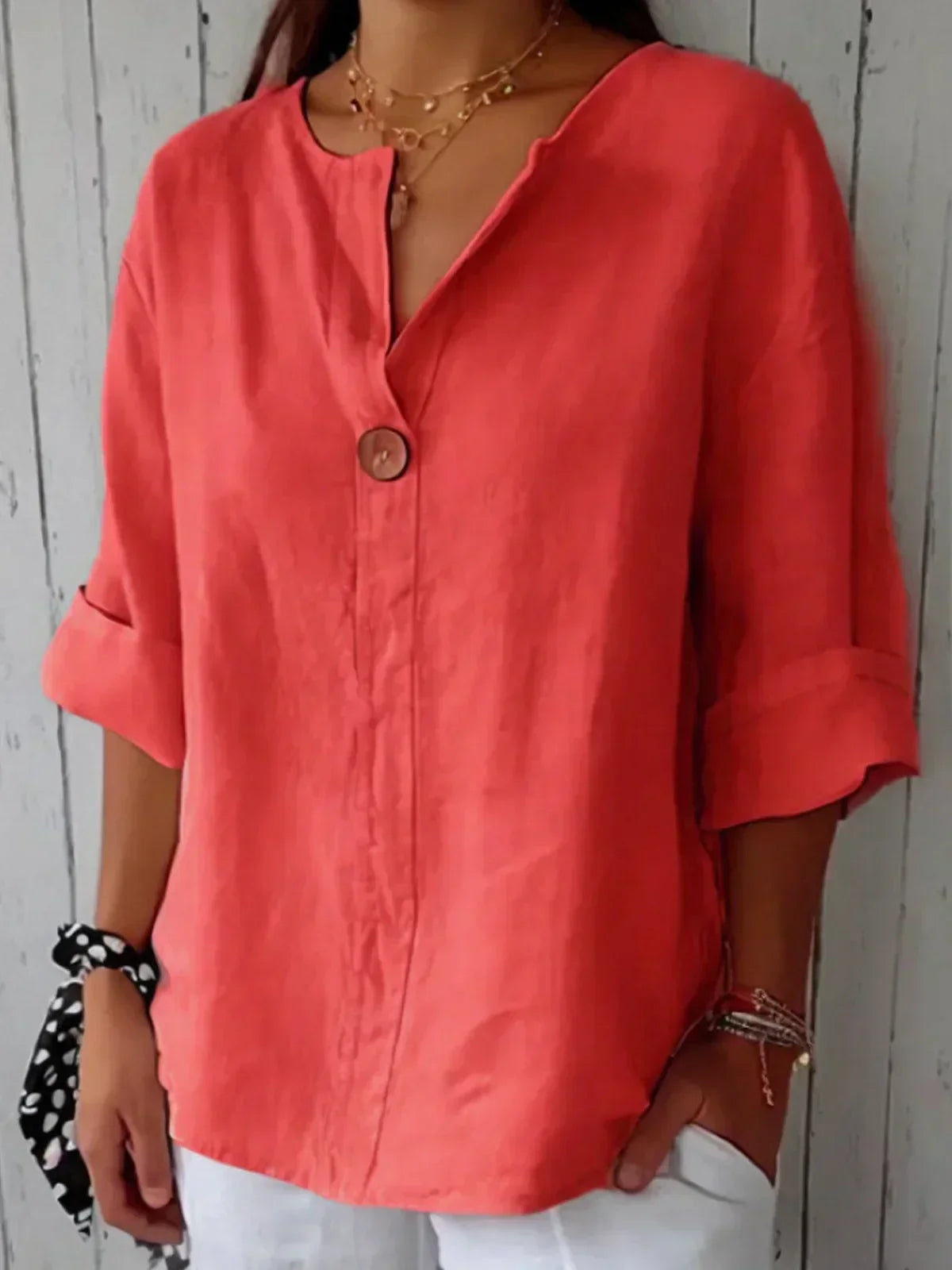 Bianca – Stilvolle Bluse Damen Relaxed Fit Elegant 4