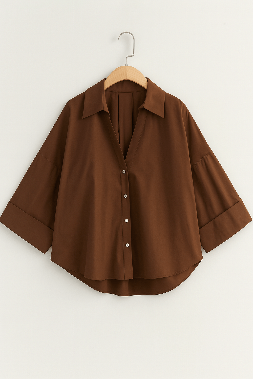 Brenda- Oversize Bluse mit Knöpfen 3