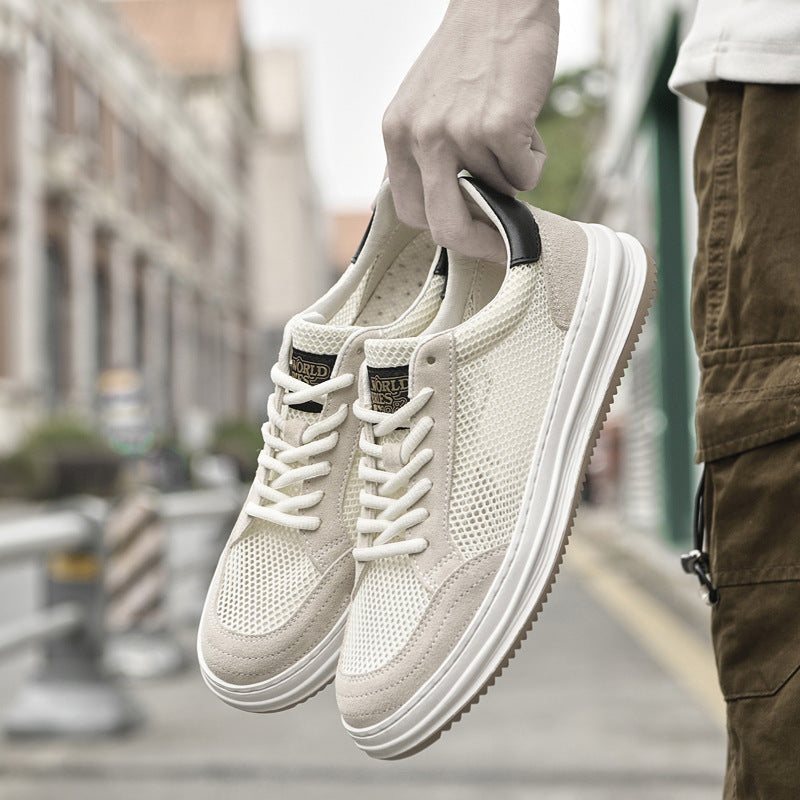 Cäsar - Elegante Mesh-Sneakers Beige 3