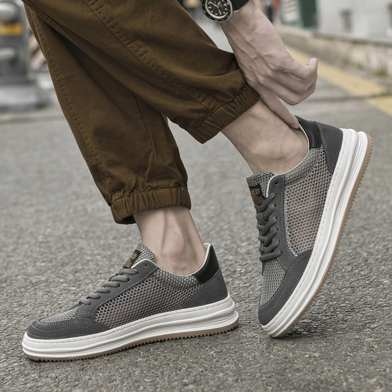 Cäsar - Elegante Mesh-Sneakers Grau 2