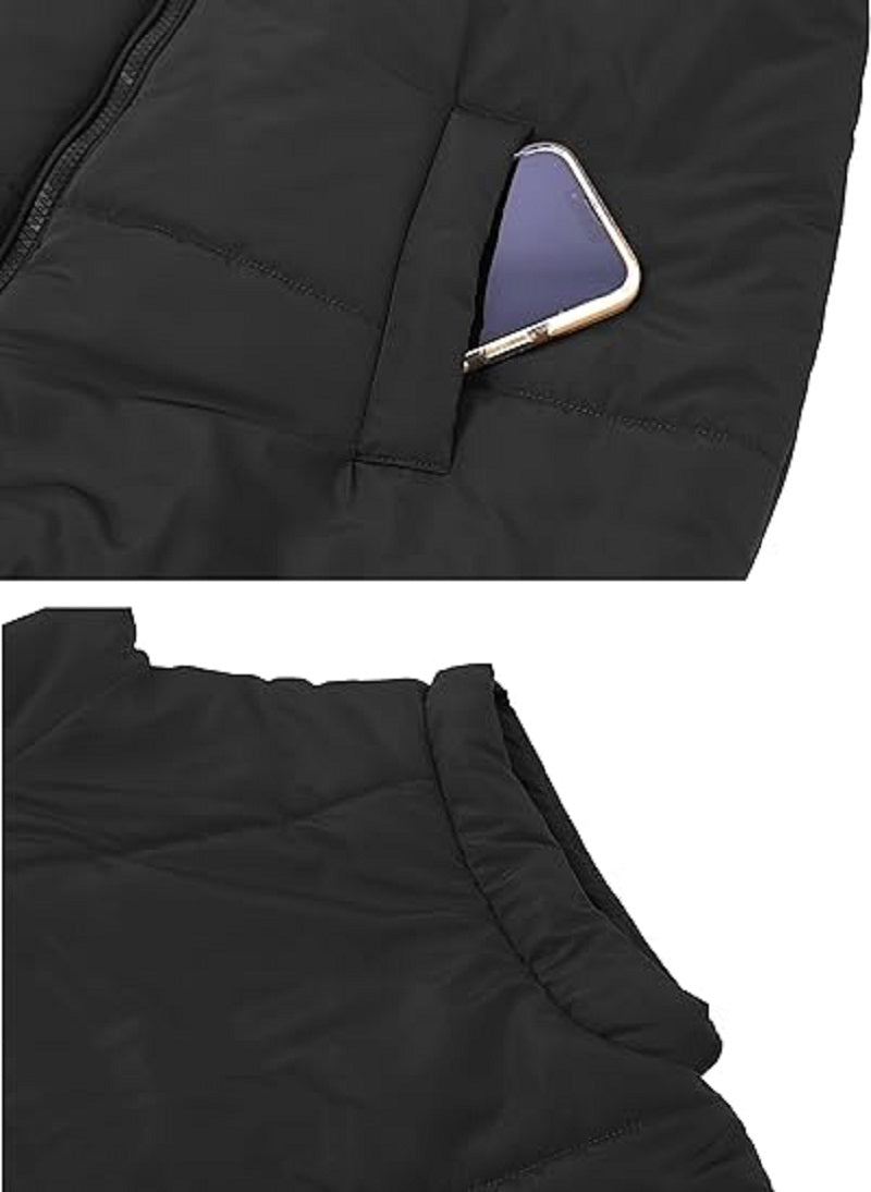 Damiana - Lockere Gefütterte Damen Winterweste mit Reißverschluss