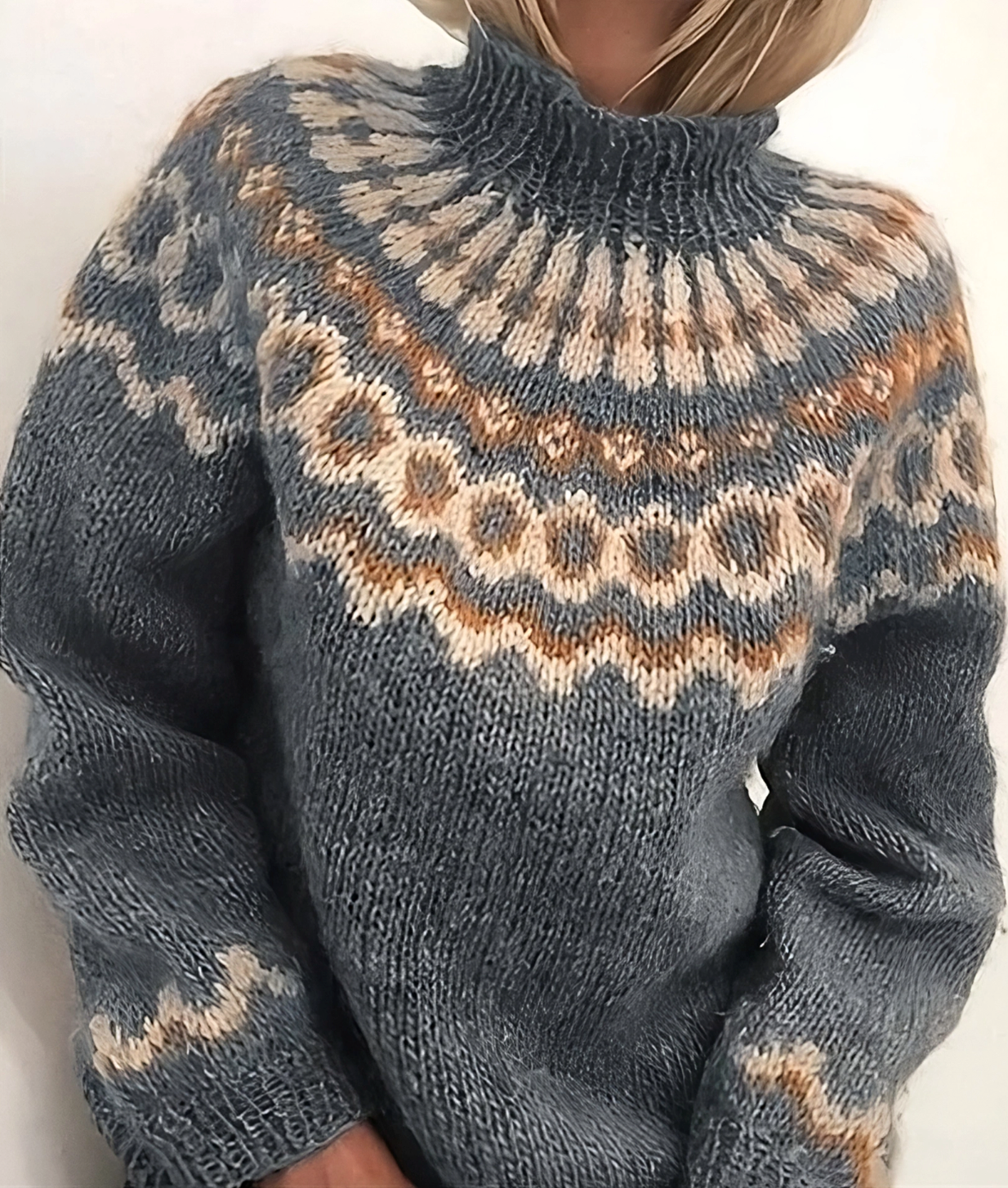 Oona – Gemütlicher isländischer Rollkragenpullover