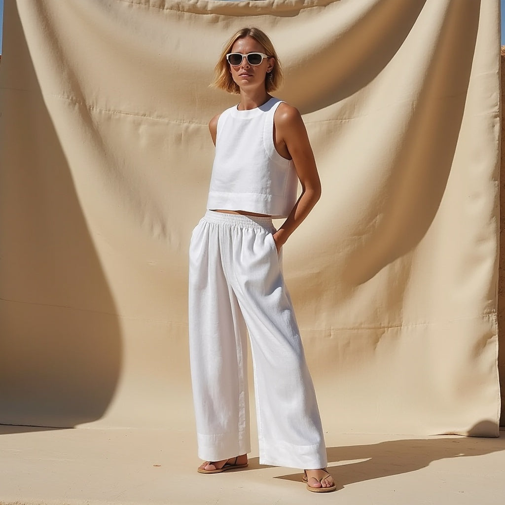 Carla – Damen Zweiteiliges Set Elegant Zeitlos Bequem 3