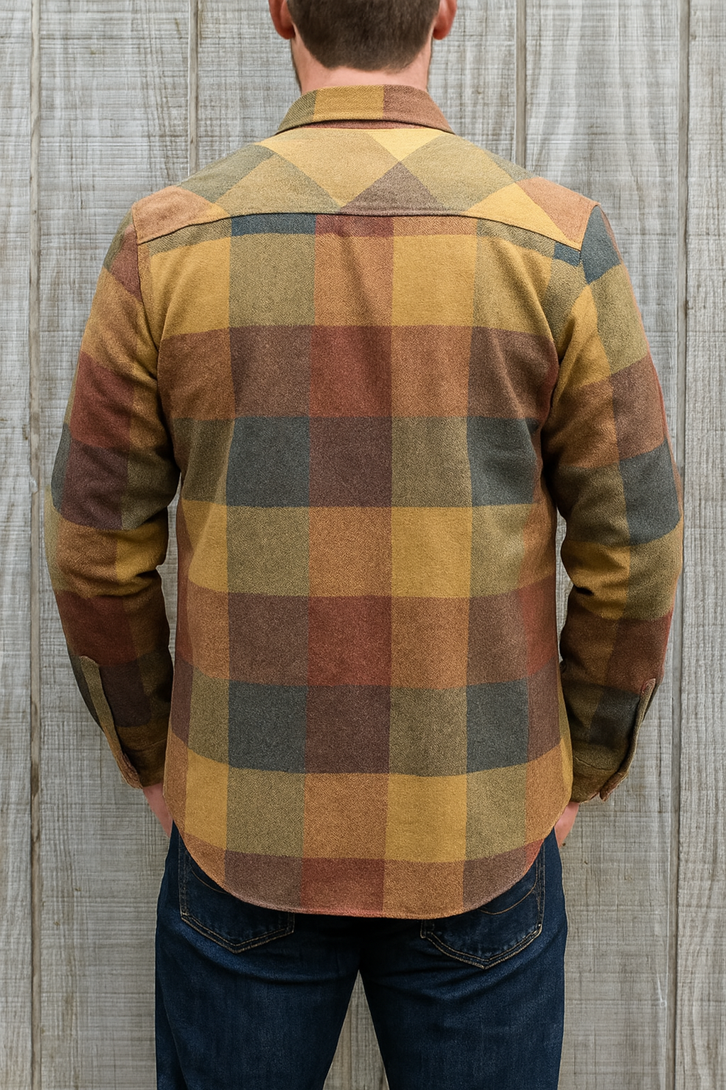 Ilian - Bequemes warmes Herren Winterhemd mit Fleecefutter