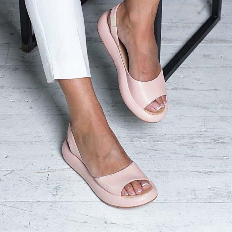 Christa - Damen Sommersandale Rosa